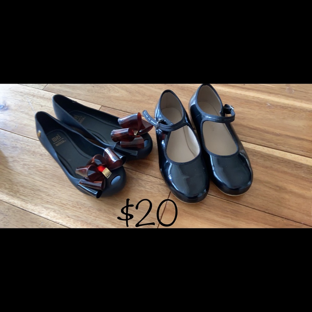 Two pairs of girl shoes